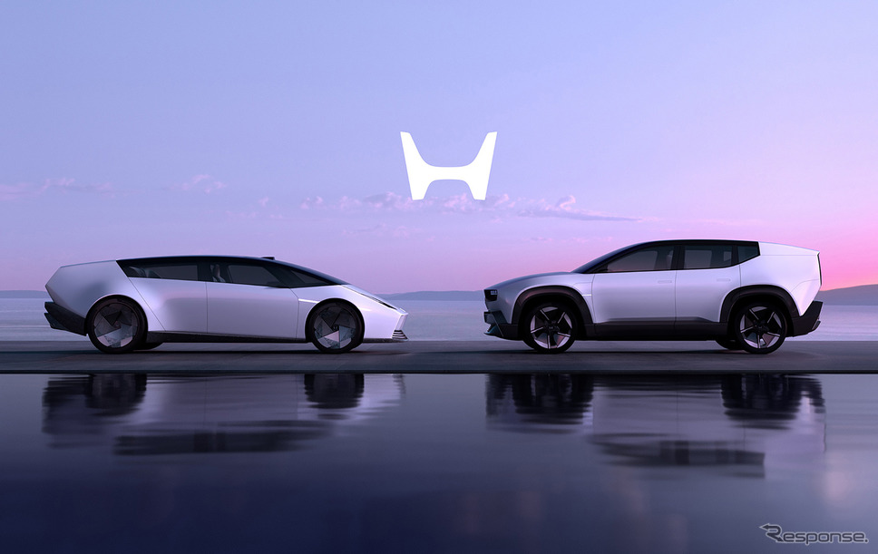 Honda 0 サルーン(左)とHonda 0 SUV(右)《写真提供 ホンダ》