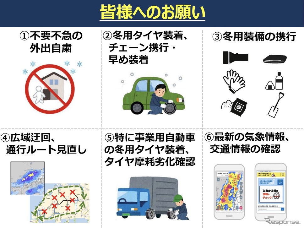 皆様へのお願い《画像提供 国交省》