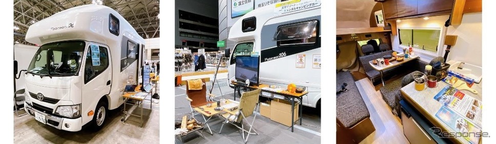 冬スポでの展示イメージ《写真提供 JAPAN C.R.C.》