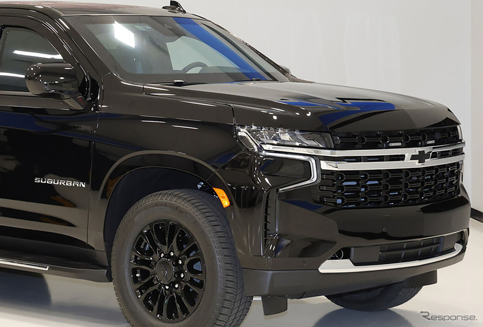 GMの外交・VIP警護向け次世代装甲車『サバーバンシールド』《photo by GM》