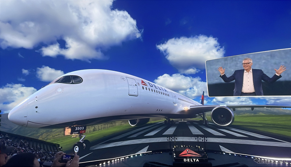 デルタ航空の基調講演(CES 2025 )《写真撮影 山本ちひろ》