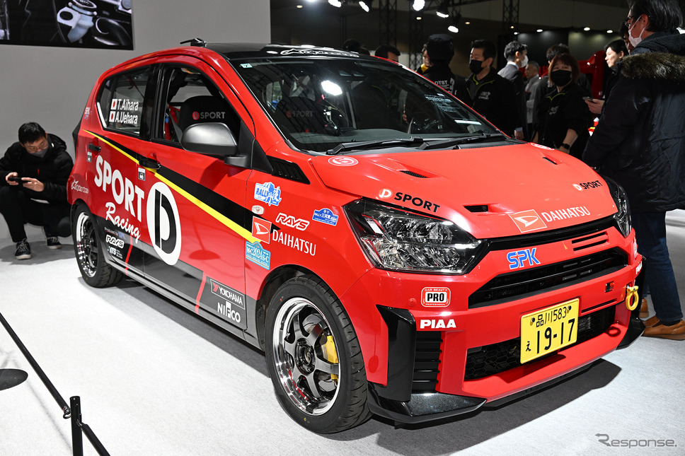 ダイハツ ミライース モータースポーツ参戦車両(東京オートサロン2025)《写真撮影 安藤貴史》