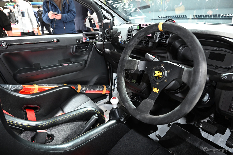 ダイハツ ミライース モータースポーツ参戦車両(東京オートサロン2025)《写真撮影 安藤貴史》