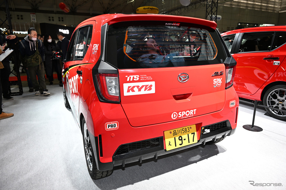ダイハツ ミライース モータースポーツ参戦車両(東京オートサロン2025)《写真撮影 安藤貴史》