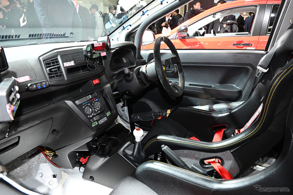 ダイハツ ミライース モータースポーツ参戦車両(東京オートサロン2025)《写真撮影 安藤貴史》