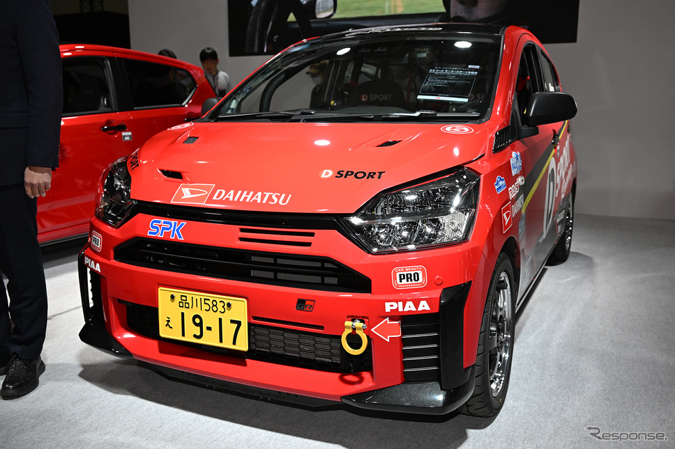 ダイハツ ミライース モータースポーツ参戦車両(東京オートサロン2025)《写真撮影 安藤貴史》