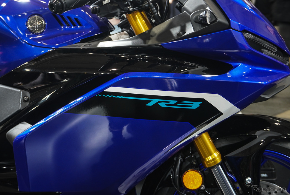 ヤマハ YZF-R3 2025年モデル(東京オートサロン2025)《写真撮影 宮崎壮人》