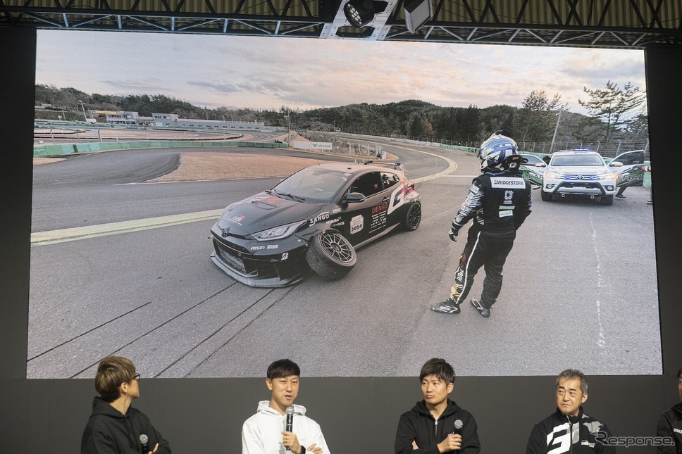 トヨタGAZOOレーシング「モータースポーツ起点のもっといいクルマづくり」トークショー(東京オートサロン2025)《写真撮影 土屋勇人》