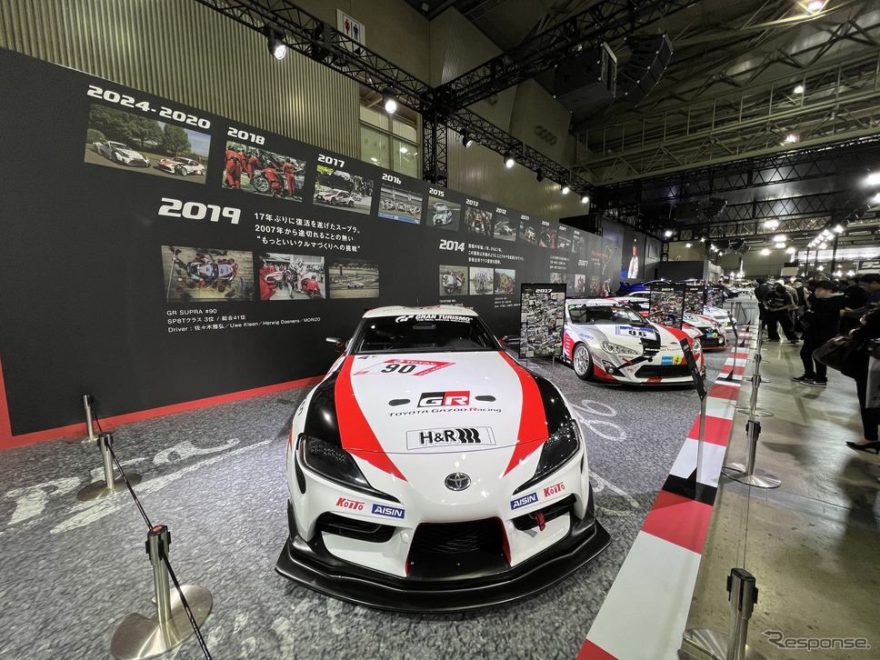 トヨタGAZOO Racingブース(東京オートサロン2025)《写真撮影 吉田瑶子》