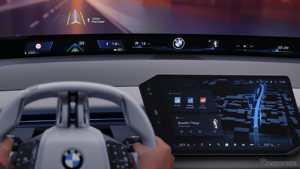 BMW パノラミック iDrive《photo by BMW》