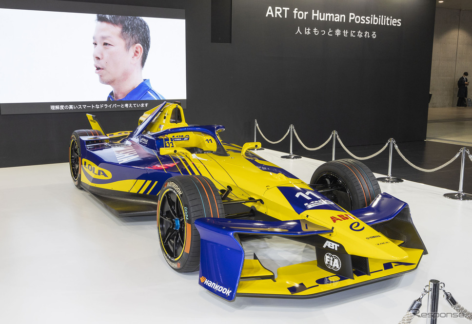 ヤマハブースで実車初披露となったフォーミュラEマシン(東京オートサロン2025)《写真撮影 宮越孝政》