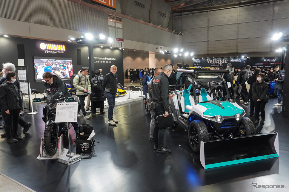 ヤマハ発動機ブース(東京オートサロン2025)《写真撮影 宮崎壮人》