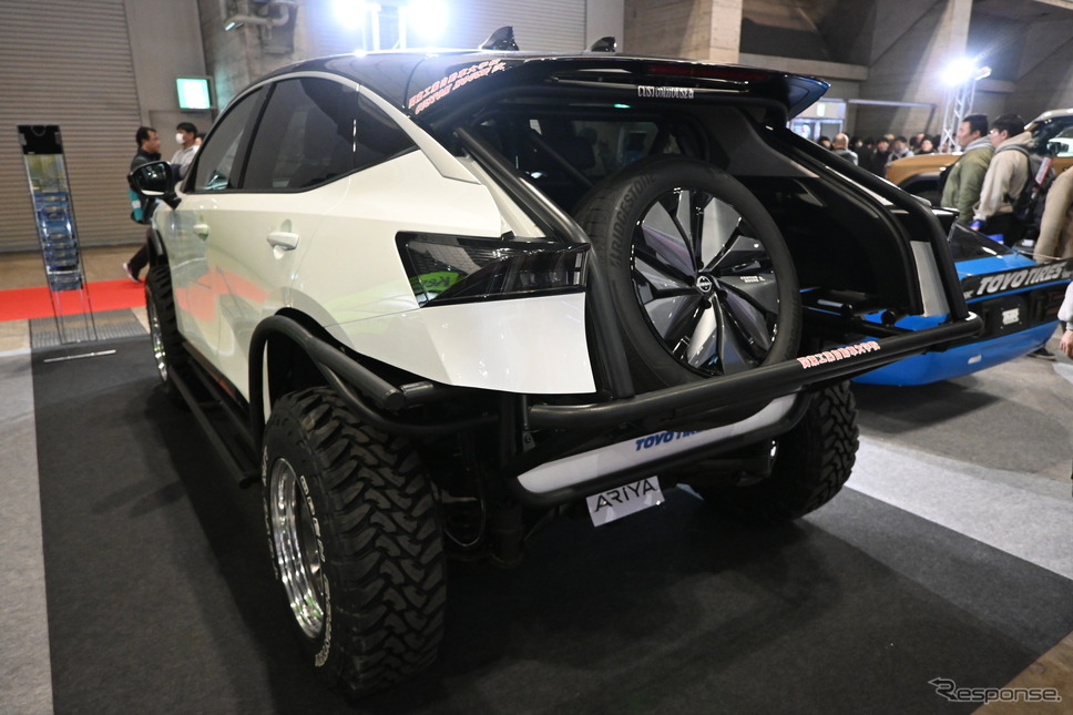関東工業自動車大学校「日産 ARIA」(東京オートサロン2025)《写真撮影 宮崎巧郎》