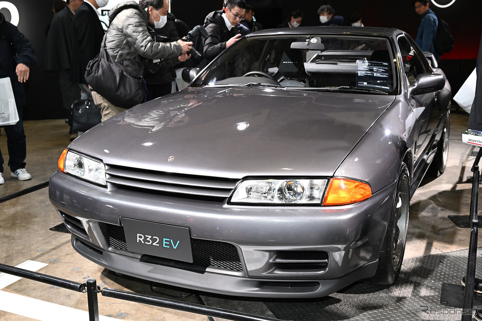 R32型日産『スカイラインGT-R』を電気自動車化したコンセプトモデル「R32EV」(東京オートサロン2025)《写真撮影 安藤貴史》