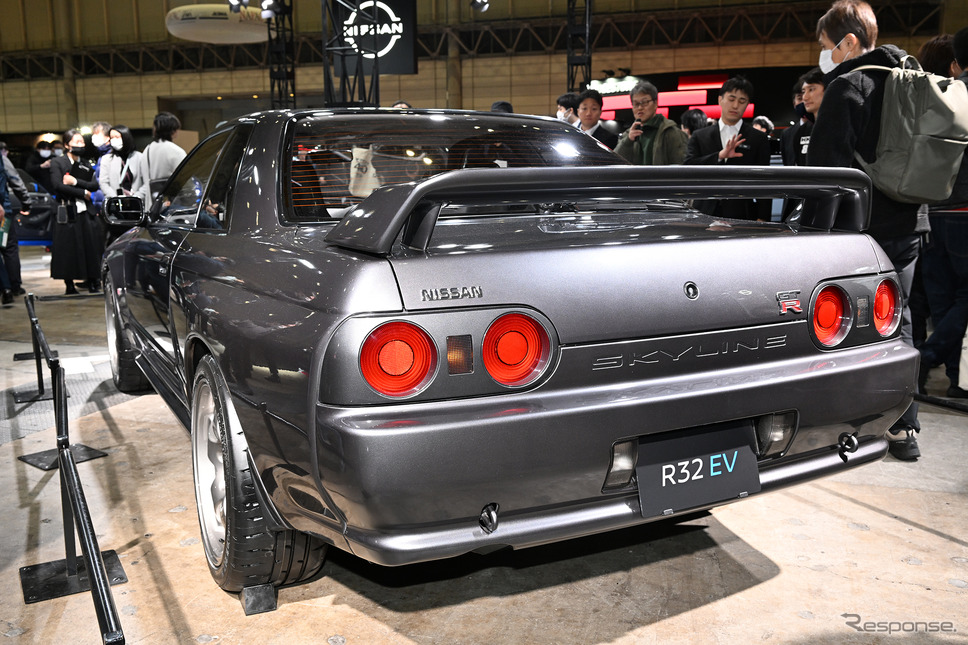 R32型日産『スカイラインGT-R』を電気自動車化したコンセプトモデル「R32EV」(東京オートサロン2025)《写真撮影 安藤貴史》