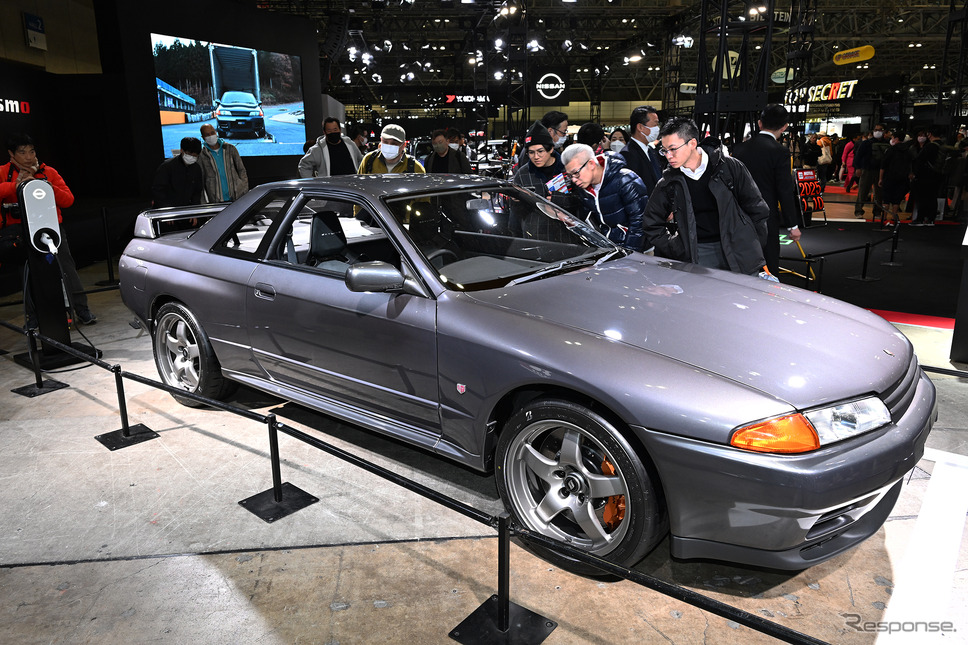 R32型日産『スカイラインGT-R』を電気自動車化したコンセプトモデル「R32EV」(東京オートサロン2025)《写真撮影 安藤貴史》