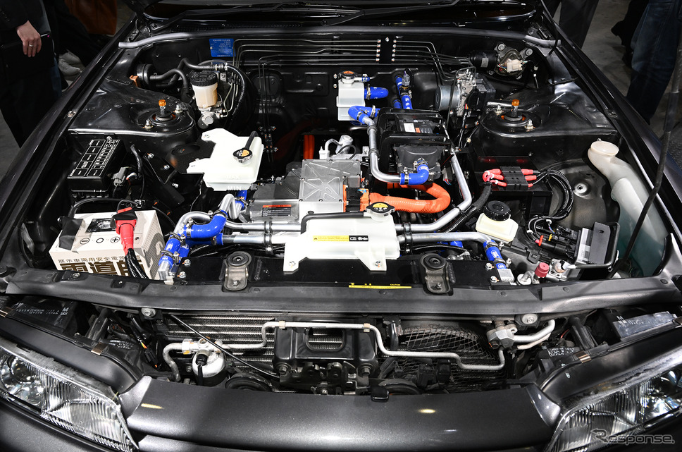 R32型日産『スカイラインGT-R』を電気自動車化したコンセプトモデル「R32EV」(東京オートサロン2025)《写真撮影 安藤貴史》
