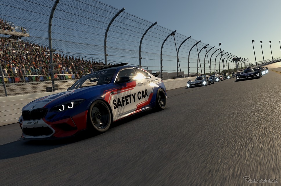 BMW『M2 CSレーシング』 仮想レース「iRacing」のペースカーに起用《photo by BMW》