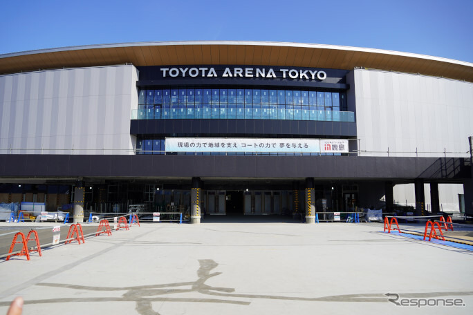 トヨタアリーナ東京 開業前建設現場見学会《写真撮影 小松哲也》