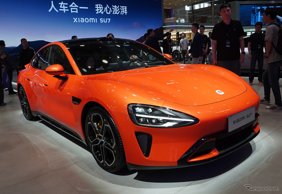 シャオミ SU7(北京モーターショー2024)《写真撮影 宮崎壮人》