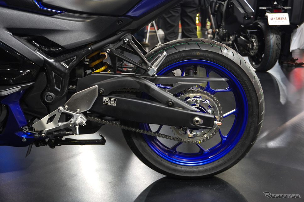 ヤマハ YZF-R3 2025年モデル(東京オートサロン2025)《写真撮影 宮崎壮人》