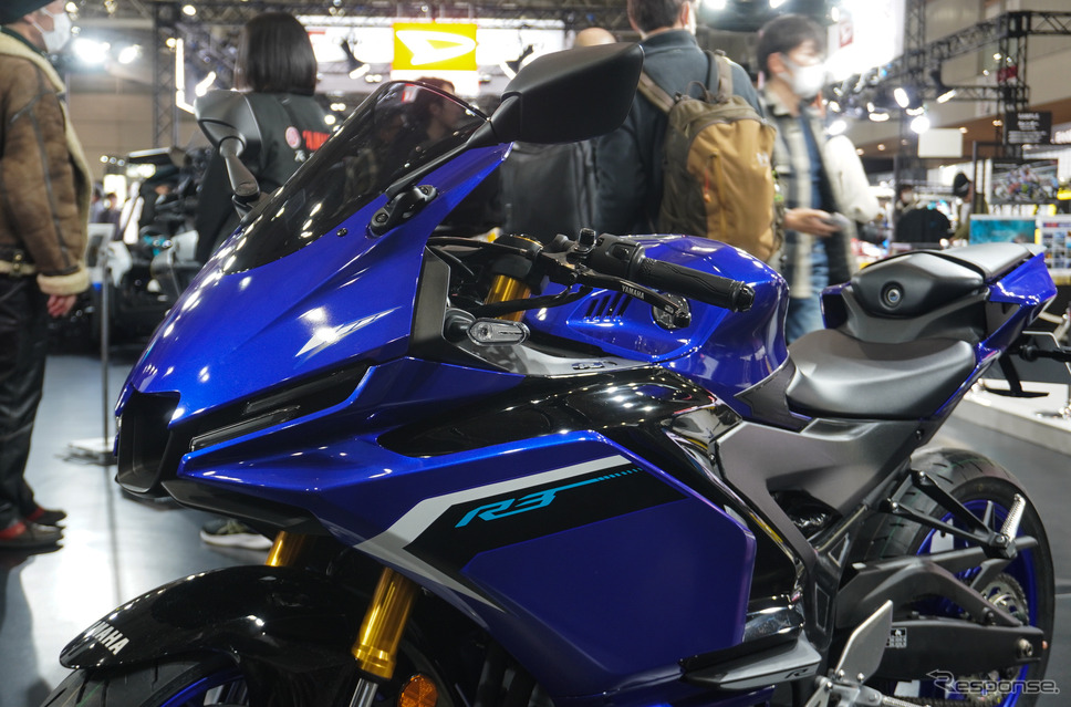 ヤマハ YZF-R3 2025年モデル(東京オートサロン2025)《写真撮影 宮崎壮人》