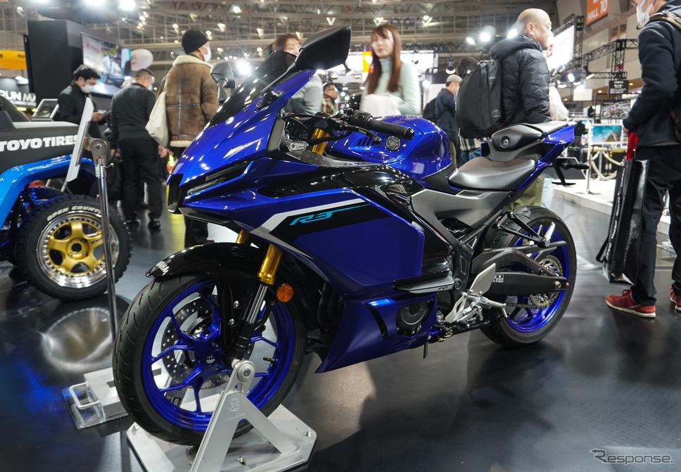 ヤマハ YZF-R3 2025年モデル(東京オートサロン2025)《写真撮影 宮崎壮人》