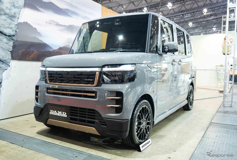 ホンダ N-BOXのカスタム車「DAMD N-BOX custom Rodney」（東京オートサロン2025）《写真撮影 望月勇輝》
