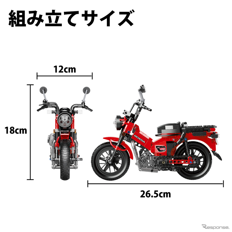 ホンダ『ハンターカブ CT125』のブロックモデル《写真提供 フェイス》