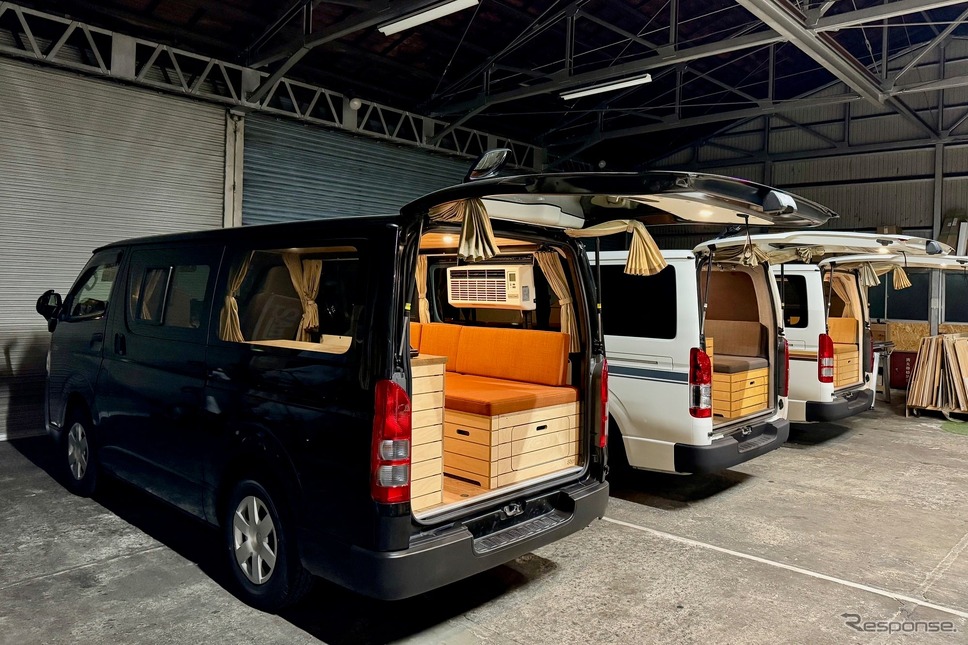 トヨタ『ハイエース』ベースのキャンピングカー「SAny.VAN」《写真提供 Carstay》