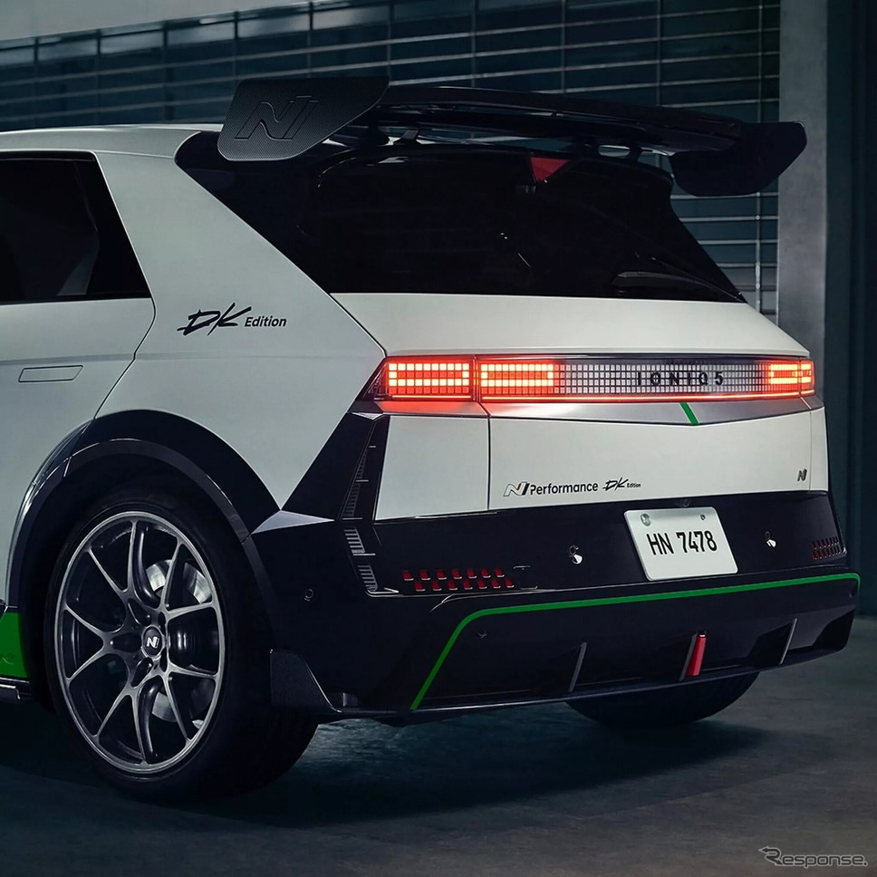 ヒョンデ『アイオニック5 N』の専用ハイパフォーマンスパーツパッケージ「DK Edition」装着車《photo by Hyundai》