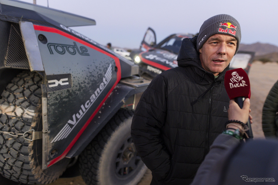 ローブ(ダチア)の初制覇は次回大会以降にお預け。《Photo by Red Bull Content Pool》