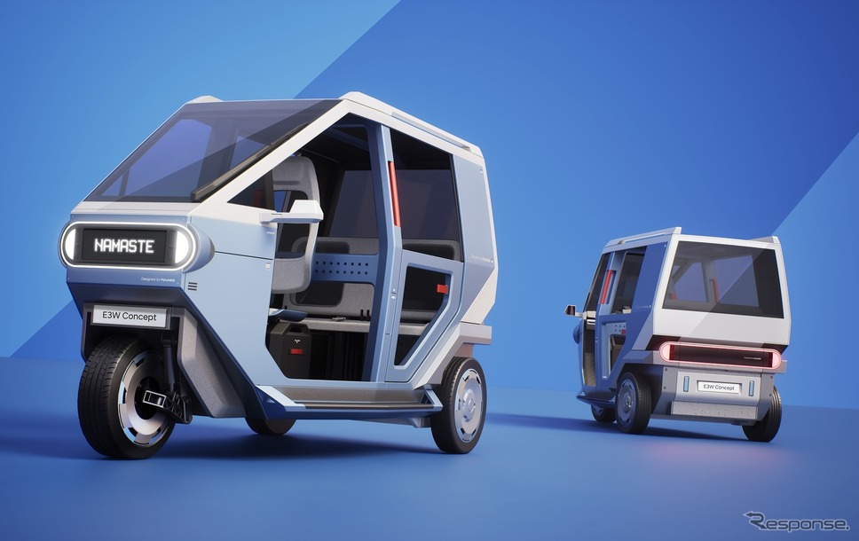 ヒョンデの電動三輪車コンセプトモデルE3W《photo by Hyundai》