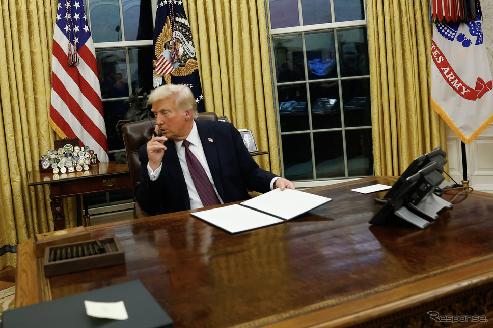 トランプ大統領《(Photo by Anna Moneymaker/Getty Images News/ゲッティイメージズ》