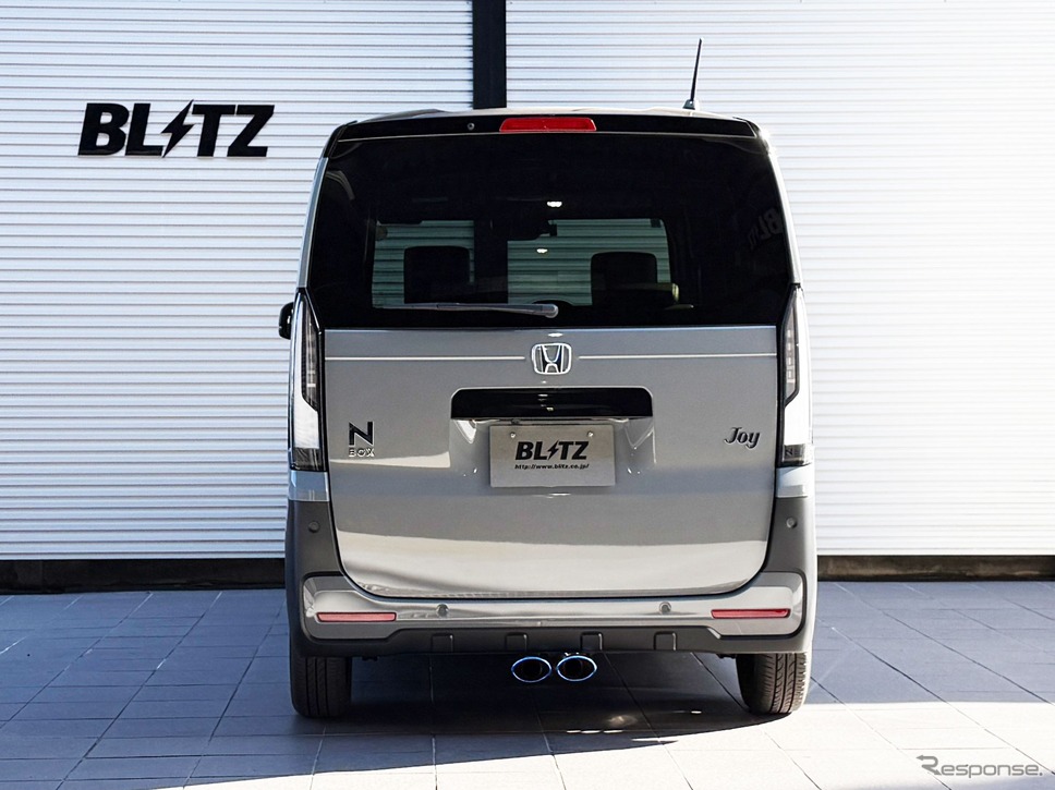 ニュルスペック・カスタムエディションチタンカラーテールセット(VSR)N-BOX JOY(JF5 2WD)装着例《写真提供 BLITZ》