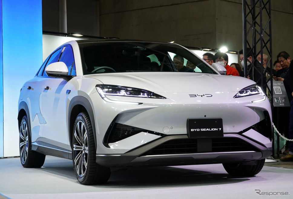 BYD シーライオン7(東京オートサロン2025)《写真撮影 小松哲也》