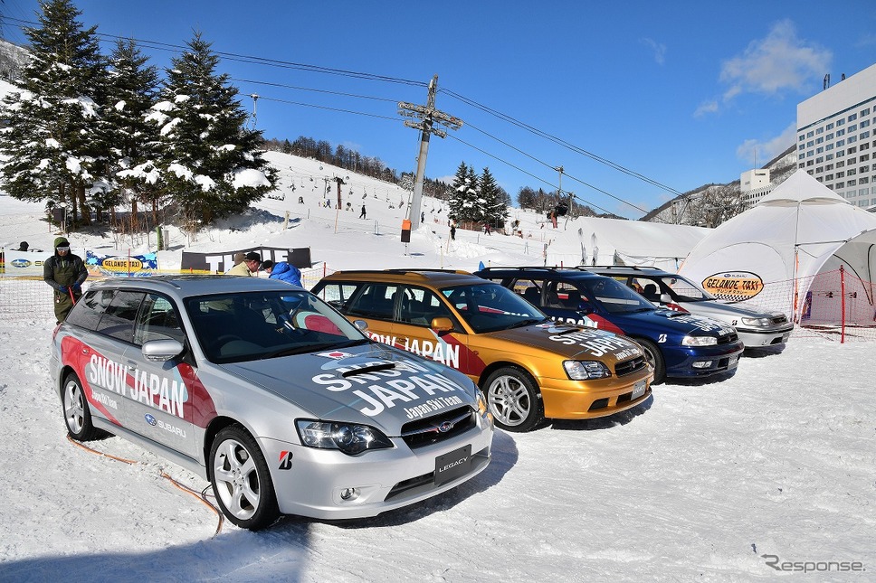 SUBARU ゲレンデタクシー2025「SUBARU×全日本スキー連盟(SAJ)特別企画」《写真撮影 嶽宮三郎》