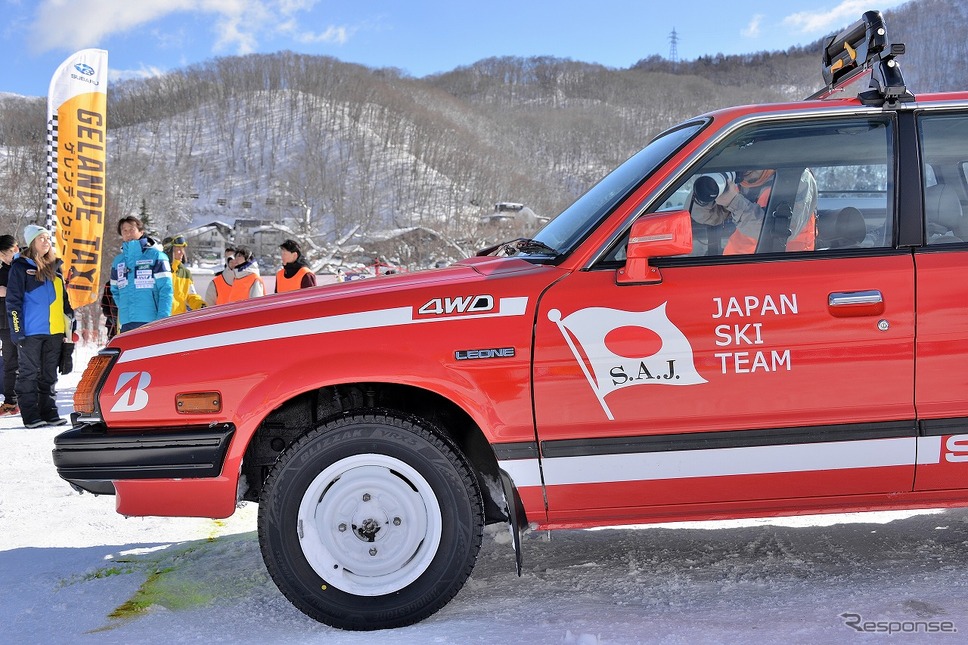 SUBARU ゲレンデタクシー2025「SUBARU×全日本スキー連盟(SAJ)特別企画」《写真撮影 嶽宮三郎》