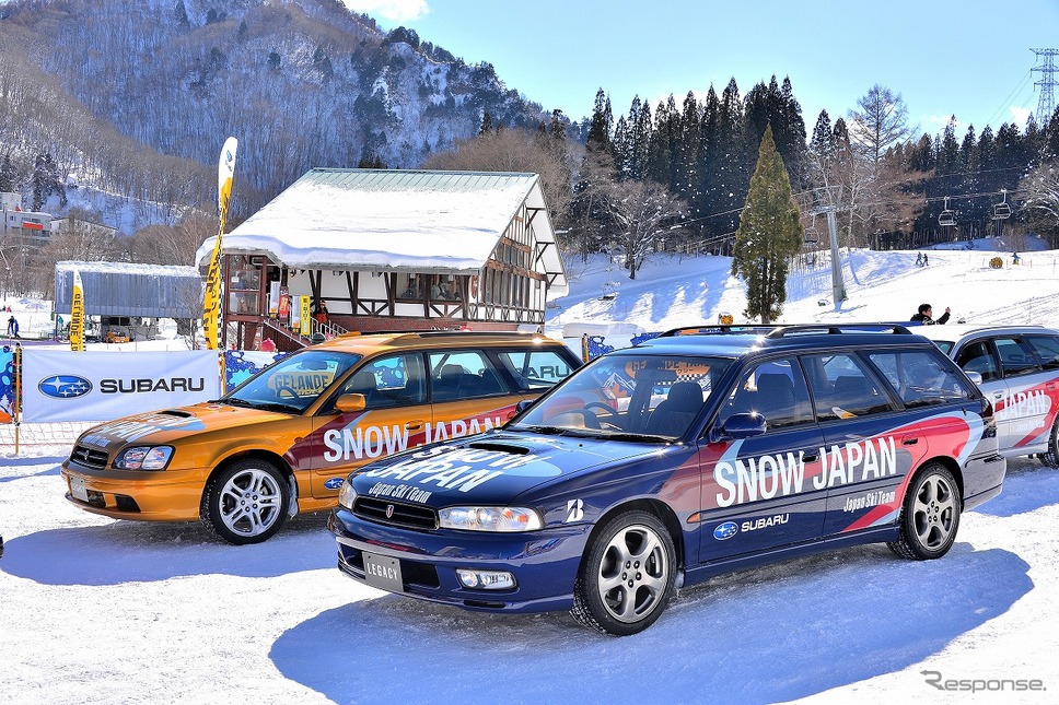 SUBARU ゲレンデタクシー2025「SUBARU×全日本スキー連盟(SAJ)特別企画」《写真撮影 嶽宮三郎》