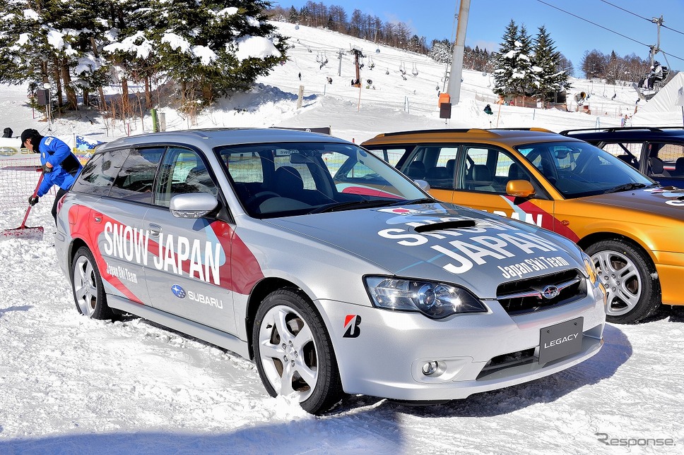 SUBARU ゲレンデタクシー2025「SUBARU×全日本スキー連盟(SAJ)特別企画」《写真撮影 嶽宮三郎》