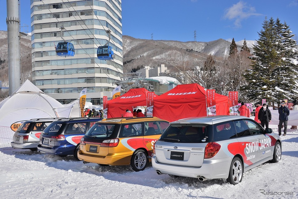 SUBARU ゲレンデタクシー2025「SUBARU×全日本スキー連盟(SAJ)特別企画」《写真撮影 嶽宮三郎》