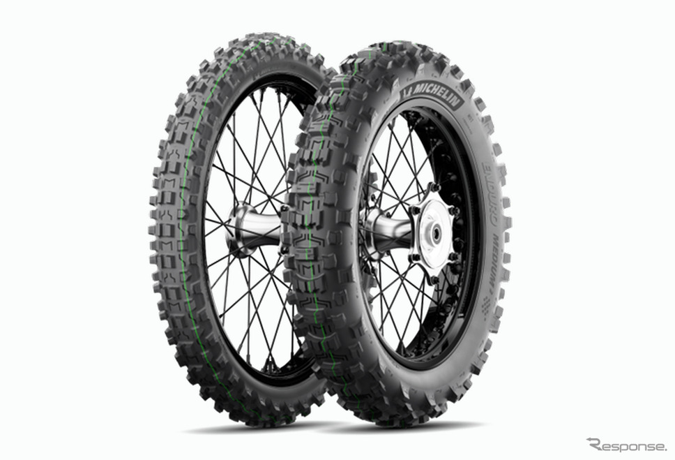 ミシュランの二輪オフロードレース用タイヤの新製品「MICHELIN ENDURO MEDIUM2」《写真提供 日本ミシュランタイヤ》