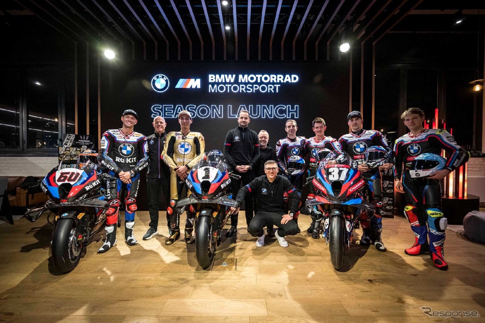BMWモトラッド・ヴェルトでROKiT BMWモトラッドWorldSBKチームとBMWモトラッドWorld耐久チームが新型BMW『M 1000 RR』発表《photo by BMW》