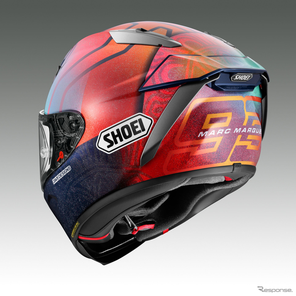 SHOEI X-Fifteen MARQUEZ HOLI《写真提供 SHOEI》