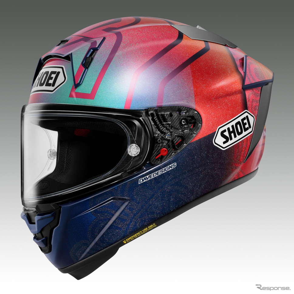 SHOEI X-Fifteen MARQUEZ HOLI《写真提供 SHOEI》