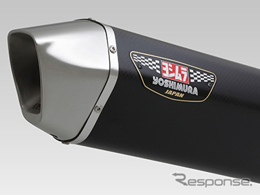 Slip-On HEPTA FORCE サイクロン 2本出し EXPORT SPEC 政府認証:SMSメタルマジックカバー/ステンレスエンド《写真提供 ヨシムラジャパン》