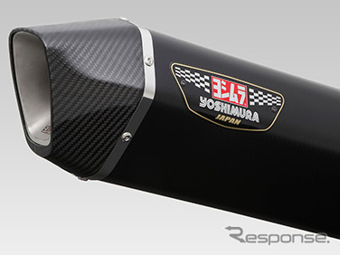 Slip-On HEPTA FORCE サイクロン 2本出し EXPORT SPEC 政府認証:SMCメタルマジックカバー/カーボンエンド《写真提供 ヨシムラジャパン》