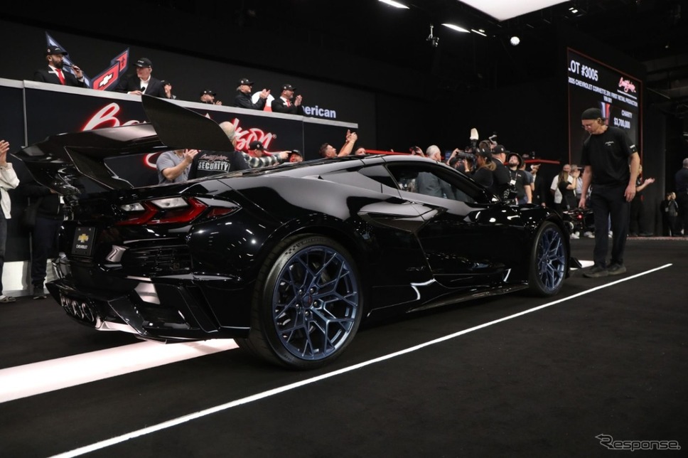 シボレー『コルベットZR1』新型の量産第1号車がバレット・ジャクソンオークションにおいて370万ドル(約5億7500万円)で落札《photo by Chevrolet》