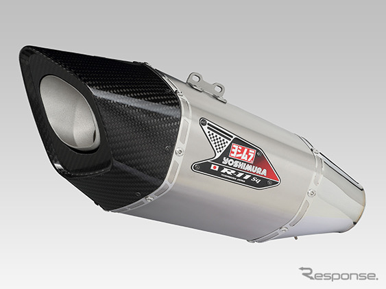 Slip-On R-11Sq サイクロン EXPORT SPEC 政府認証:SSFサテンフィニッシュカバー《写真提供 ヨシムラジャパン》