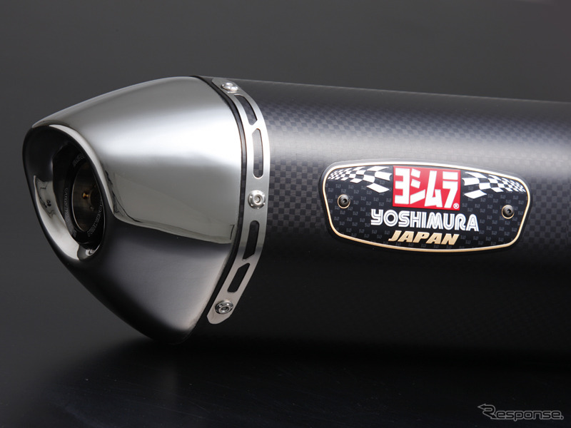 Slip-On R-77Jサイクロン EXPORT SPEC 政府認証:SMSメタルマジックカバー/ステンレスエンドタイプ《写真提供 ヨシムラジャパン》